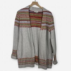 Orvis 100% wool cardigan